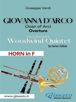 cover image of Giovanna d'Arco--Woodwind Quintet (HORN in F)
